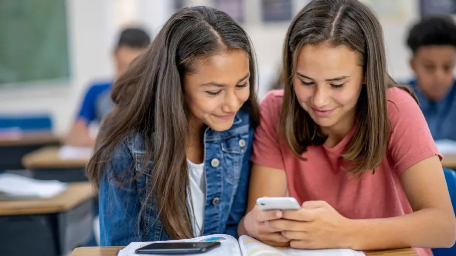 Students using FocusGate in classroom